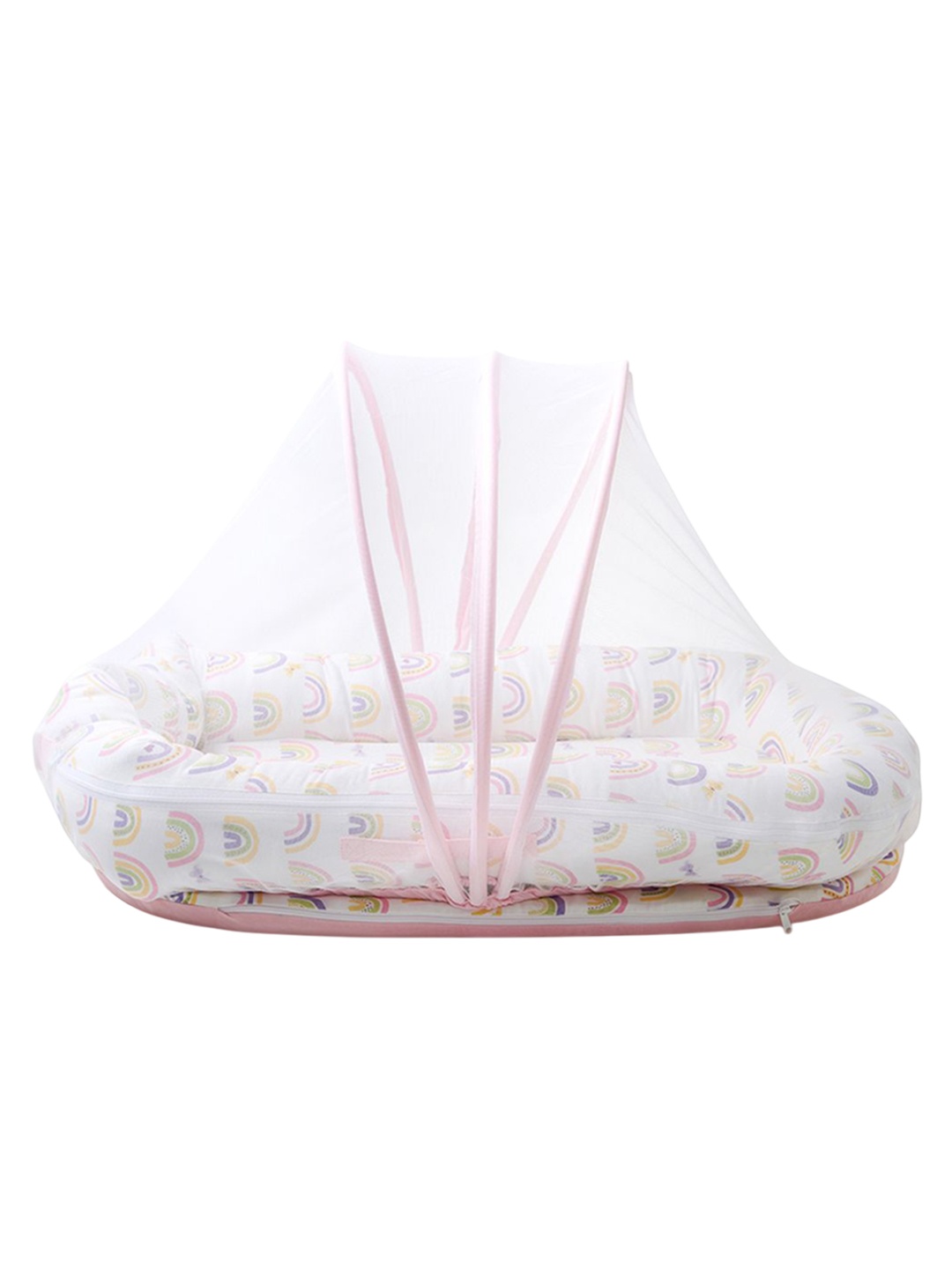 

Fancy Fluff Girls Organic Cotton Baby Bed Net, Pink