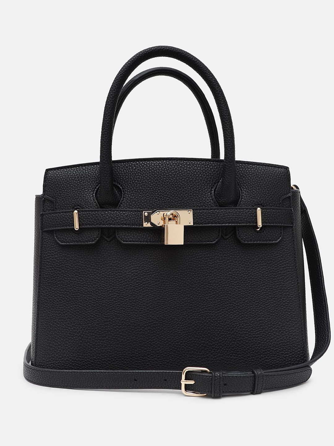 

Kazo Structured Satchel, Black