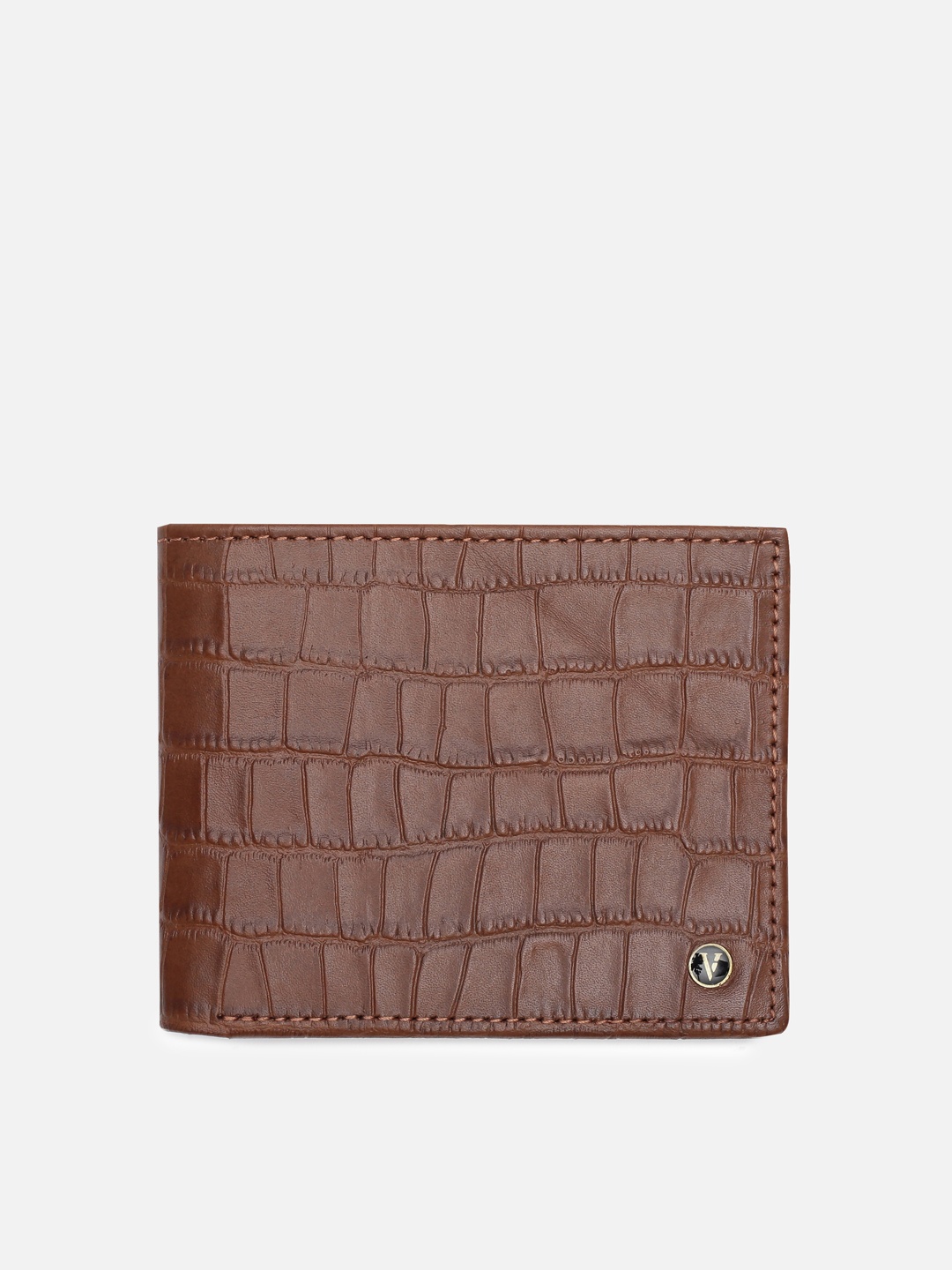 

Van Heusen Textured Leather Two Fold Wallet, Brown