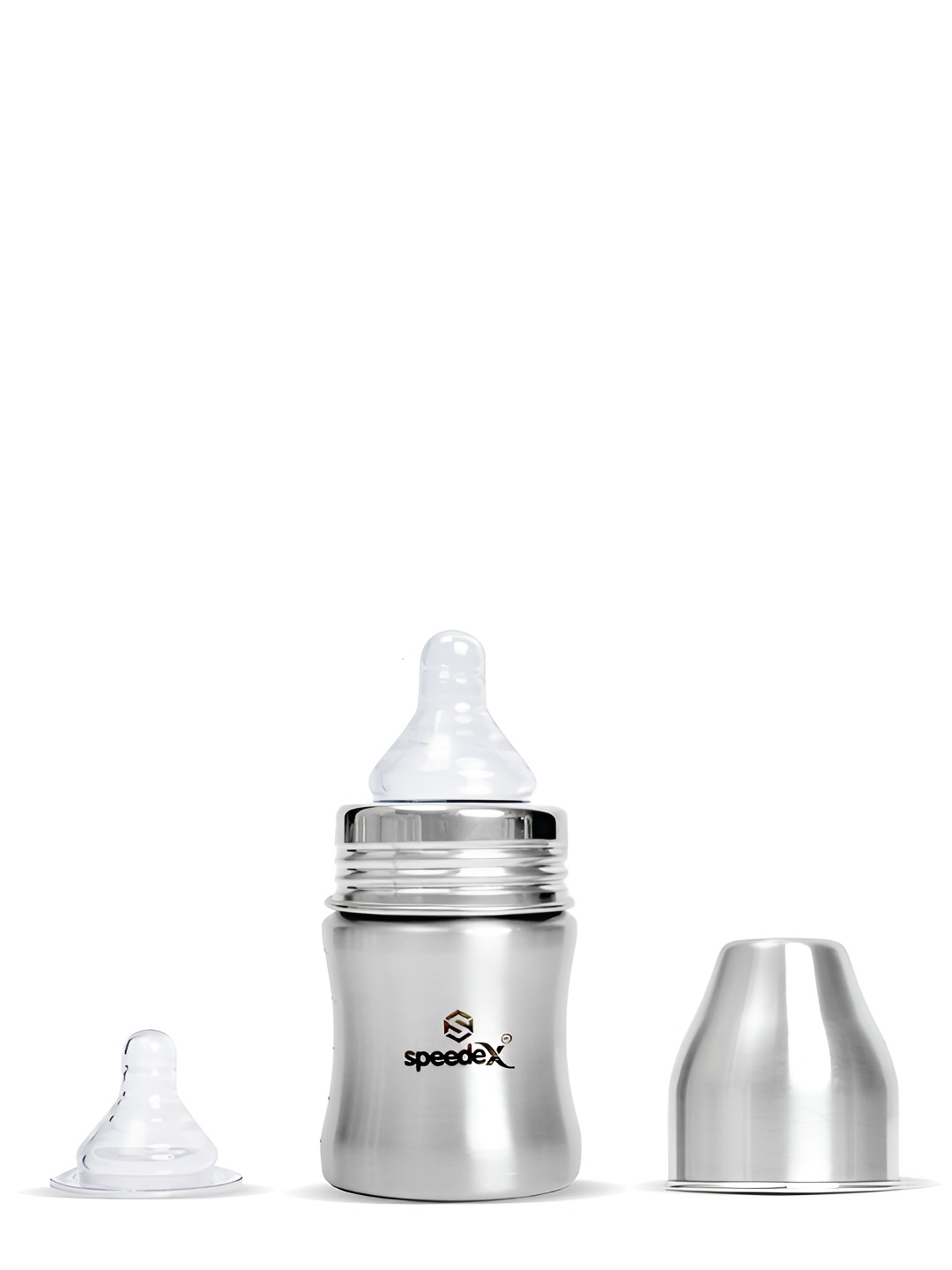 

Speedex Silver-Toned Single Stainless Steel Water Bottle