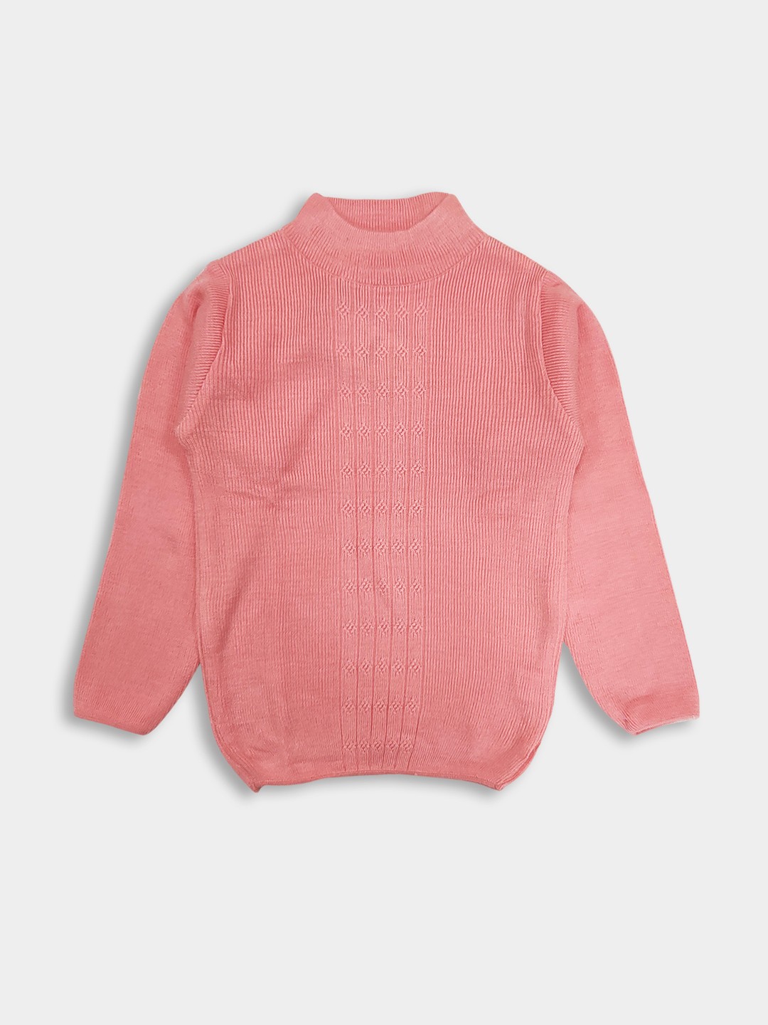 

Here&Now X Game Begins Girls Acrylic Ribbed Pullover, Peach