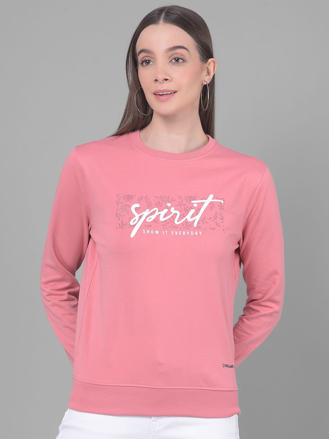 

Dollar Women Pullover Sweatshirt, Pink
