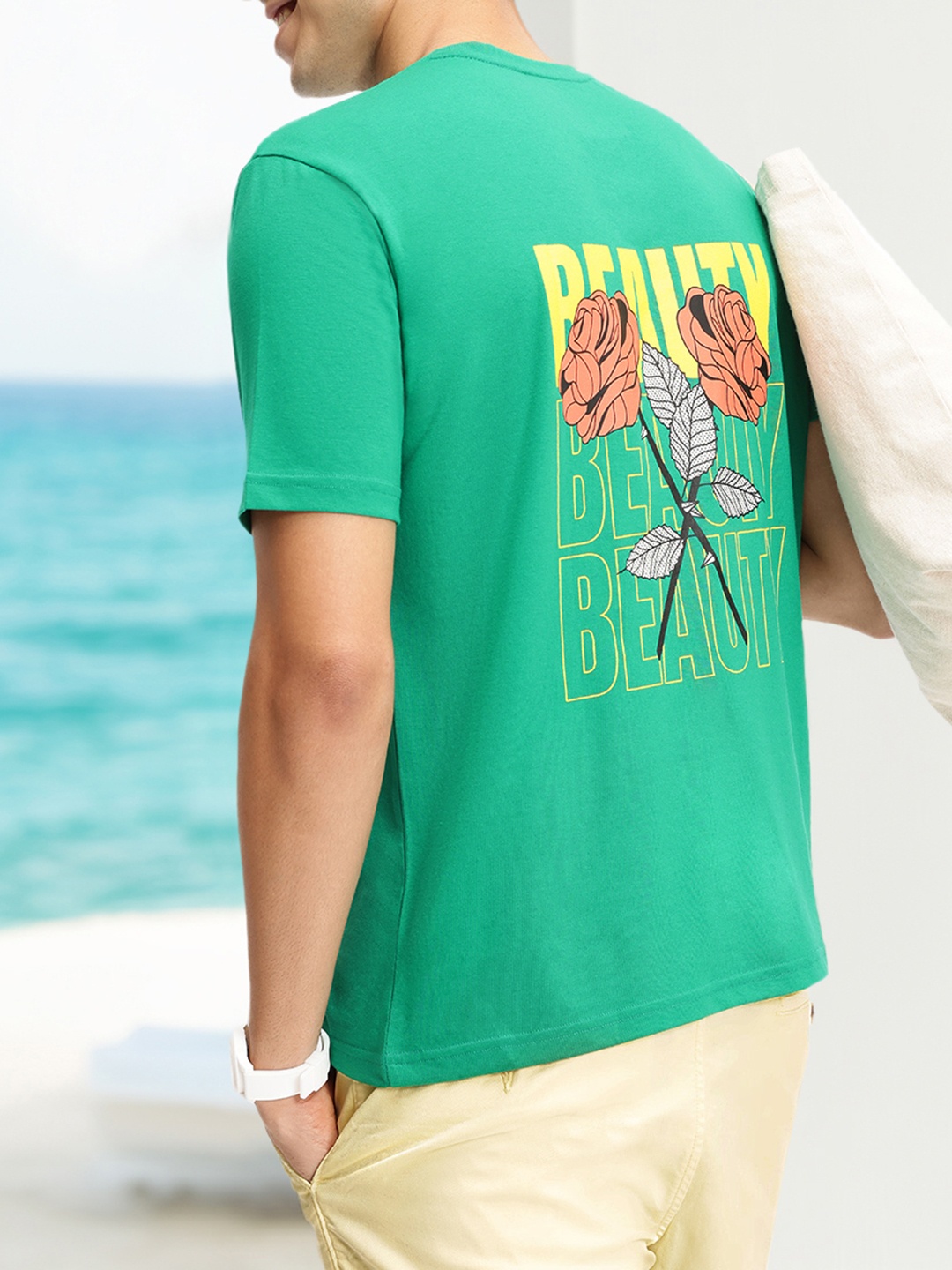 

Kook N Keech Effortless Statement T-shirt, Green