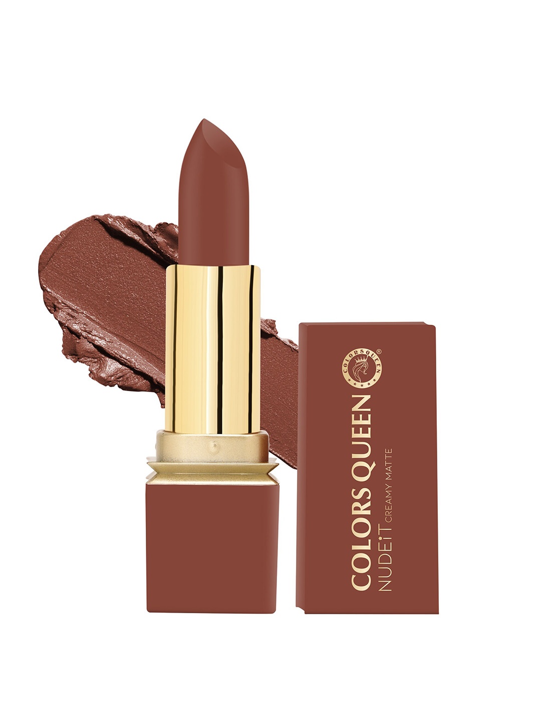 

Colors Queen Nude It Creamy Matte Lipstick 3.6g - Beige Champagne 09, Brown