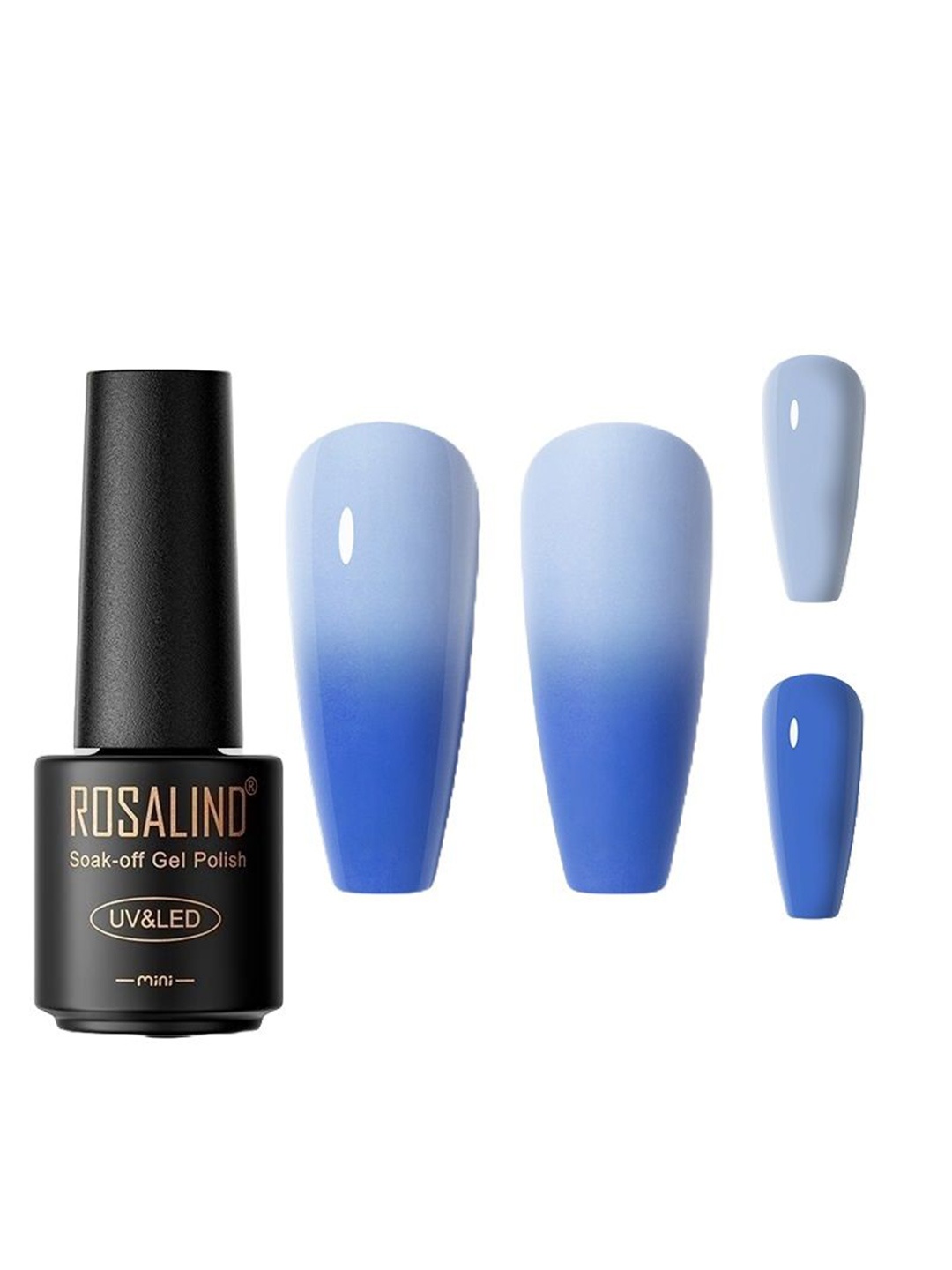 

ROSALIND Soak-Off Long Wearing UV LED Gel Polish - 7 ml - C241, Blue