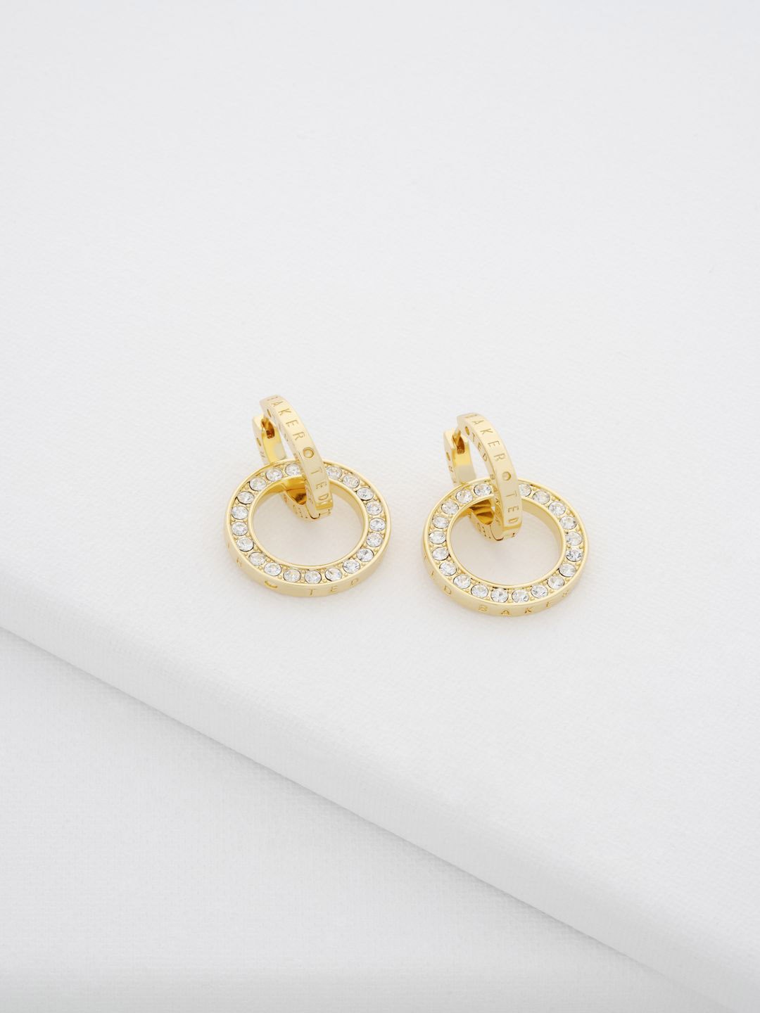 

Ted Baker Contemporary Drop Earrings, Gold