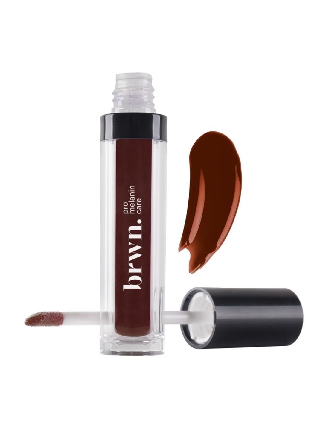 

brwn. pro melanin care Glass Shine Lip Gloss With Vitamin E 4.5ml - Dark Honey, Brown