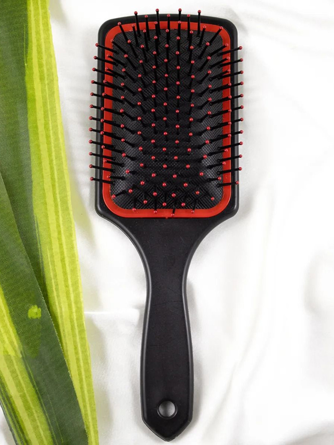 

Jewelz Paddle Hair Brush For Detangle & Smooth Hair- 23.5 cm, Black