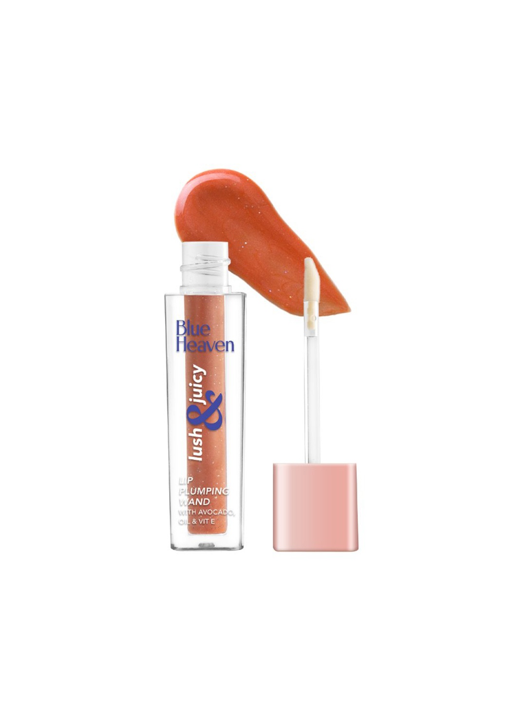 

Blue Heaven Lush & Juicy Lip Plumping Wand Lip Gloss with Avocado Oil 4.5ml - Tangy Orange
