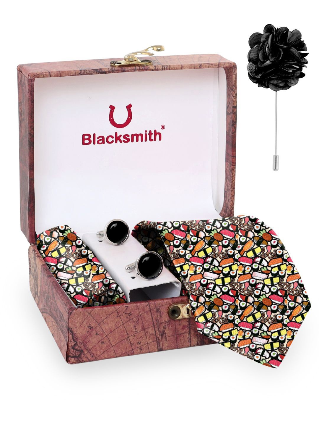 

Blacksmith Men Accessory Gift Set, Black