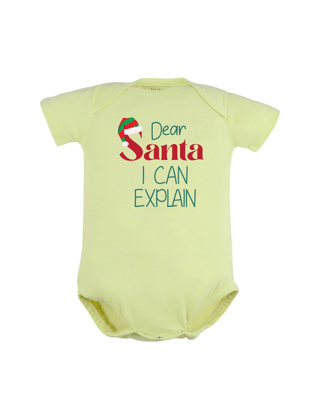 

FFLIRTYGO Infants Printed Pure Cotton Bodysuit, Green
