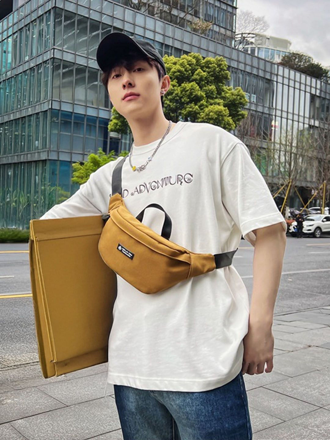 

StyleCast Checked Fanny Pack, Na