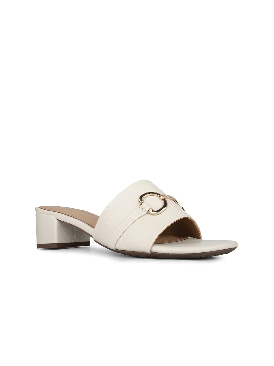 

Inc 5 Women Block Heels Sandals, Cream