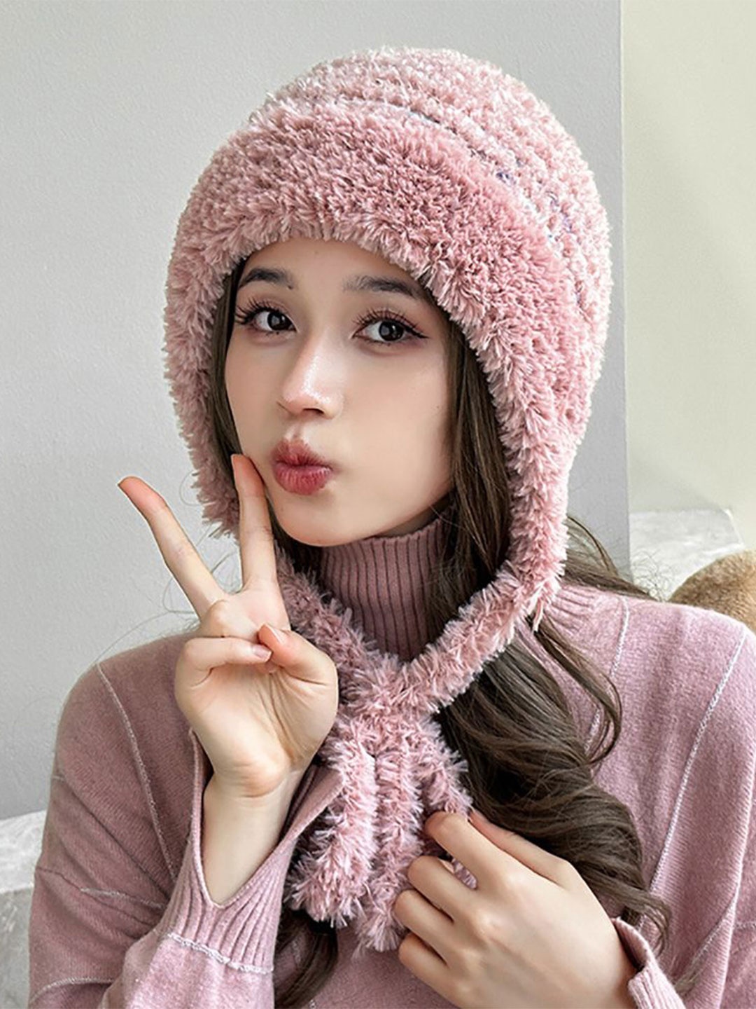 

StyleCast x Revolte Women Winter Acrylic Beanie, Pink