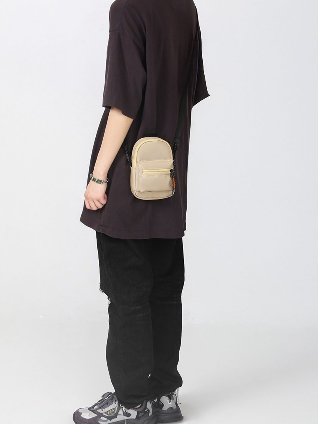 

StyleCast Khaki Structured Stylish Cross Body Bag