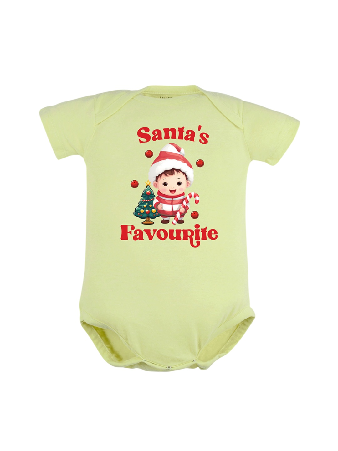 

FFLIRTYGO Infants Printed Cotton Bodysuit, Green