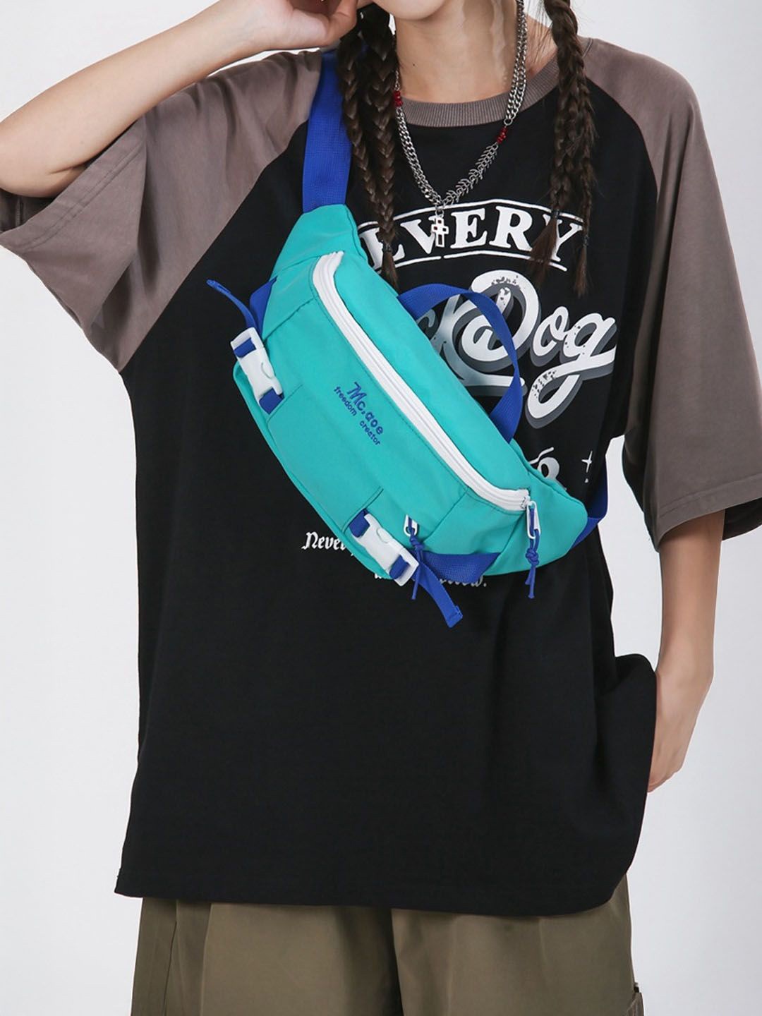

StyleCast Checked Fanny Pack, Na