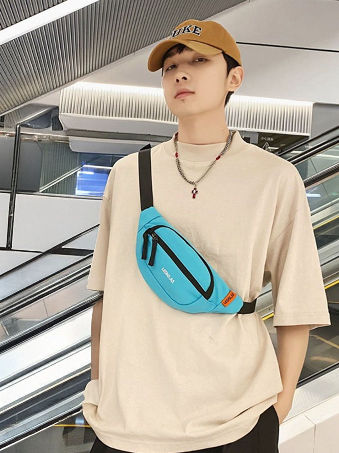 

StyleCast Checked Fanny Pack, Na