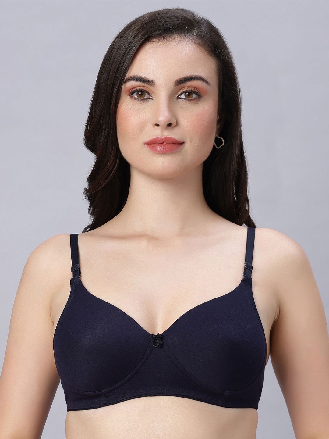 

Anoma Full Coverage Heavily Padded T-shirt Bra, Navy blue