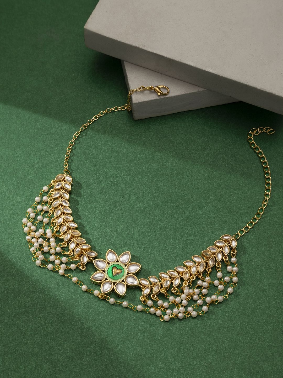 

TEEJH Gold-Plated Handcrafted Necklace
