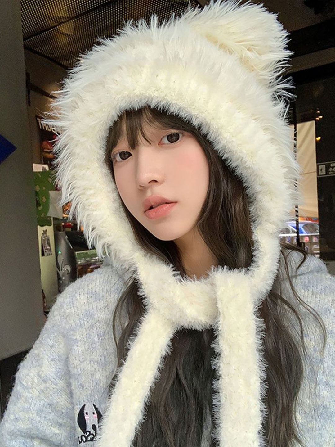 

StyleCast x Revolte Women Self Design Beanie, White