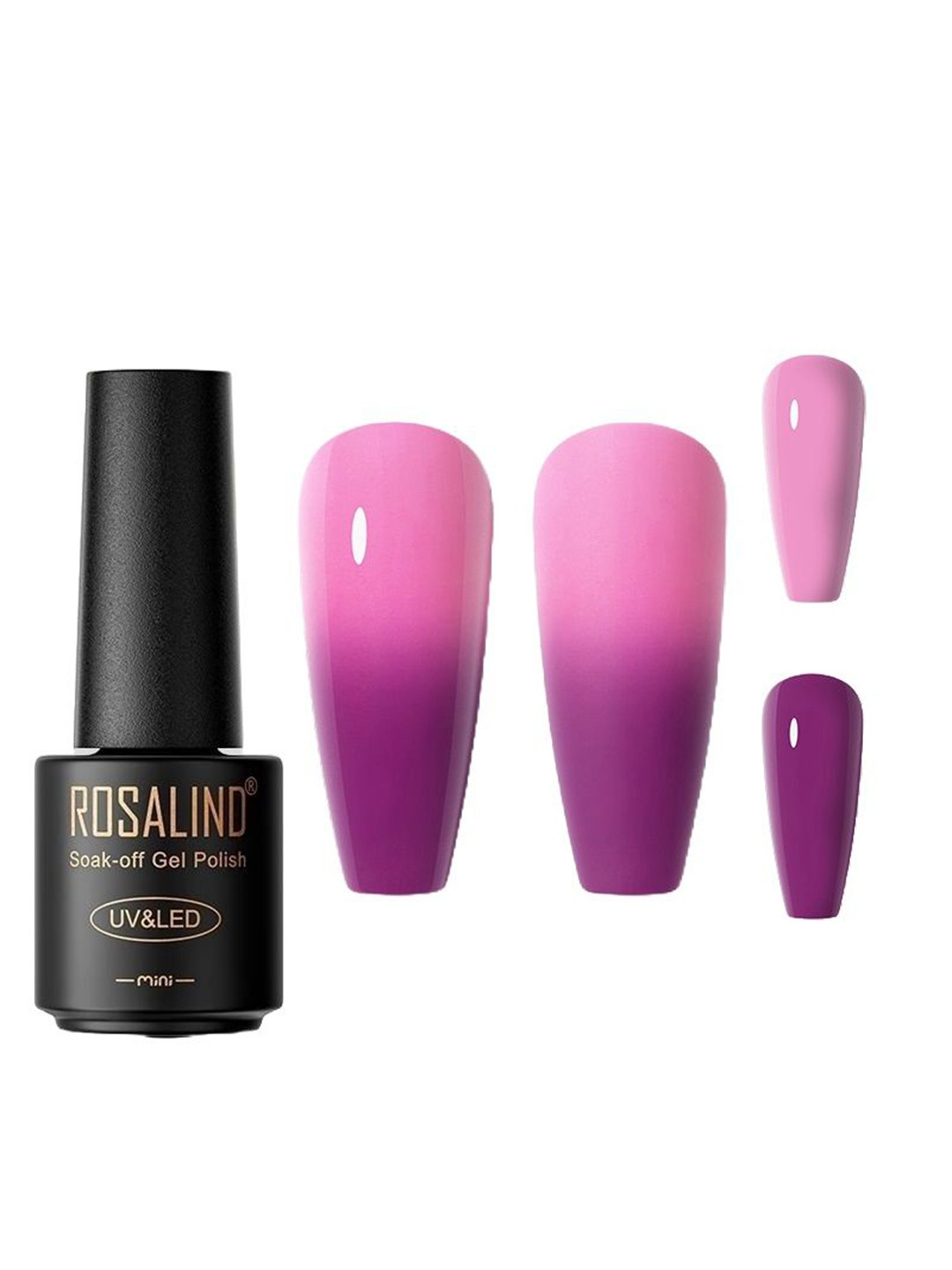 

ROSALIND Soak-Off UV Gel Nail Polish - 7 ml - C240, Purple