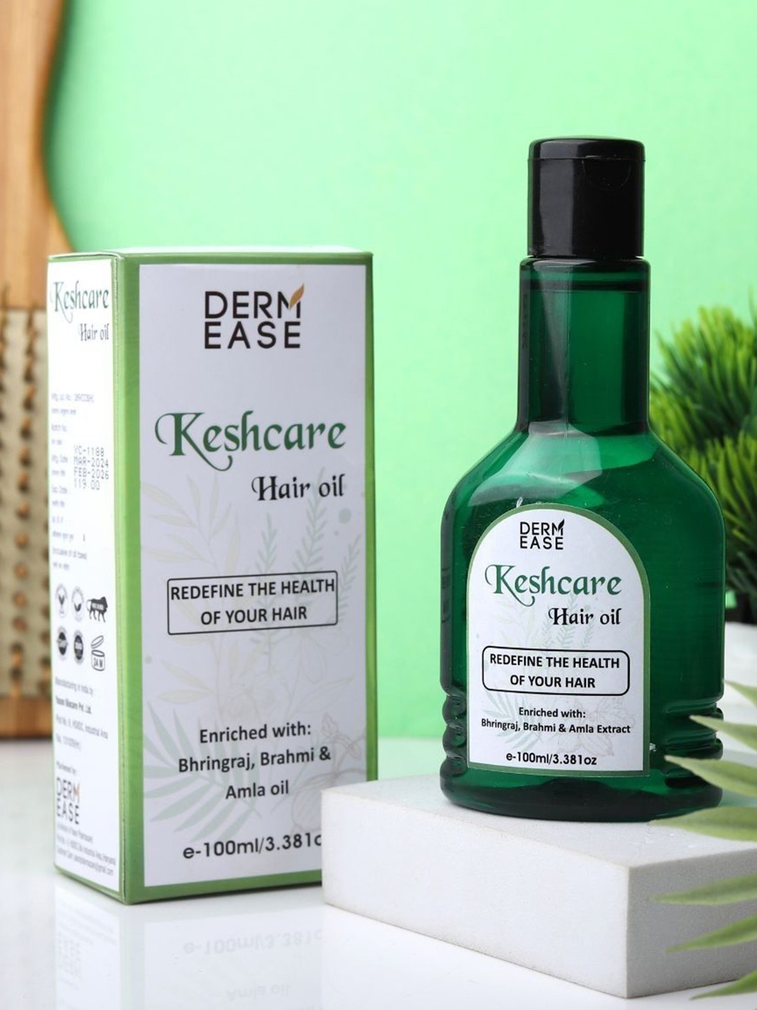 

DERMEASE Keshcare Hair Oil With Amla - 100 ml, Nude