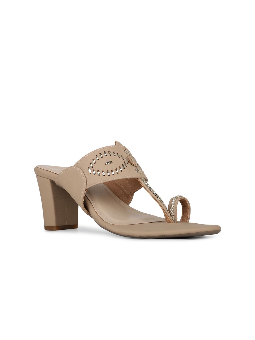

Inc 5 Women Party Block Sandals, Beige