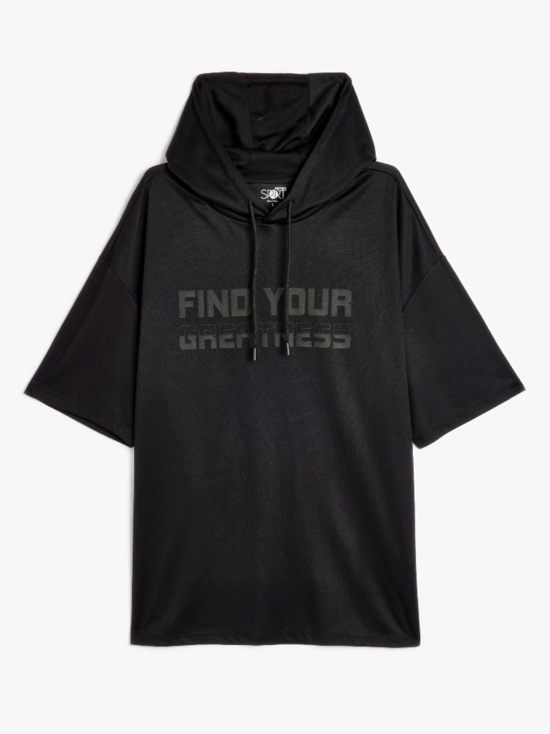 

Koton Women Hooded T-shirt, Black