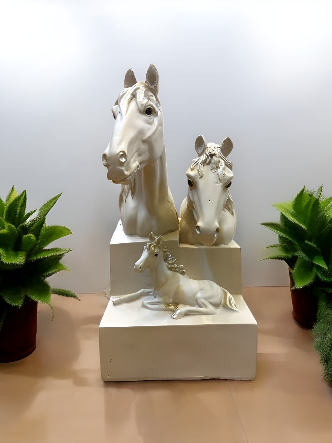 

Vrinban International Cream-Coloured Figurine Showpiece