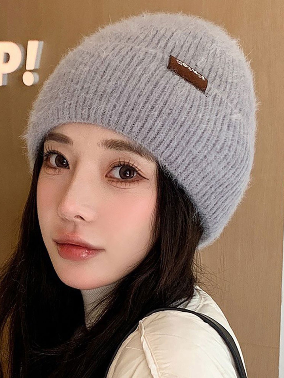 

StyleCast x Revolte Women Beanie, Grey
