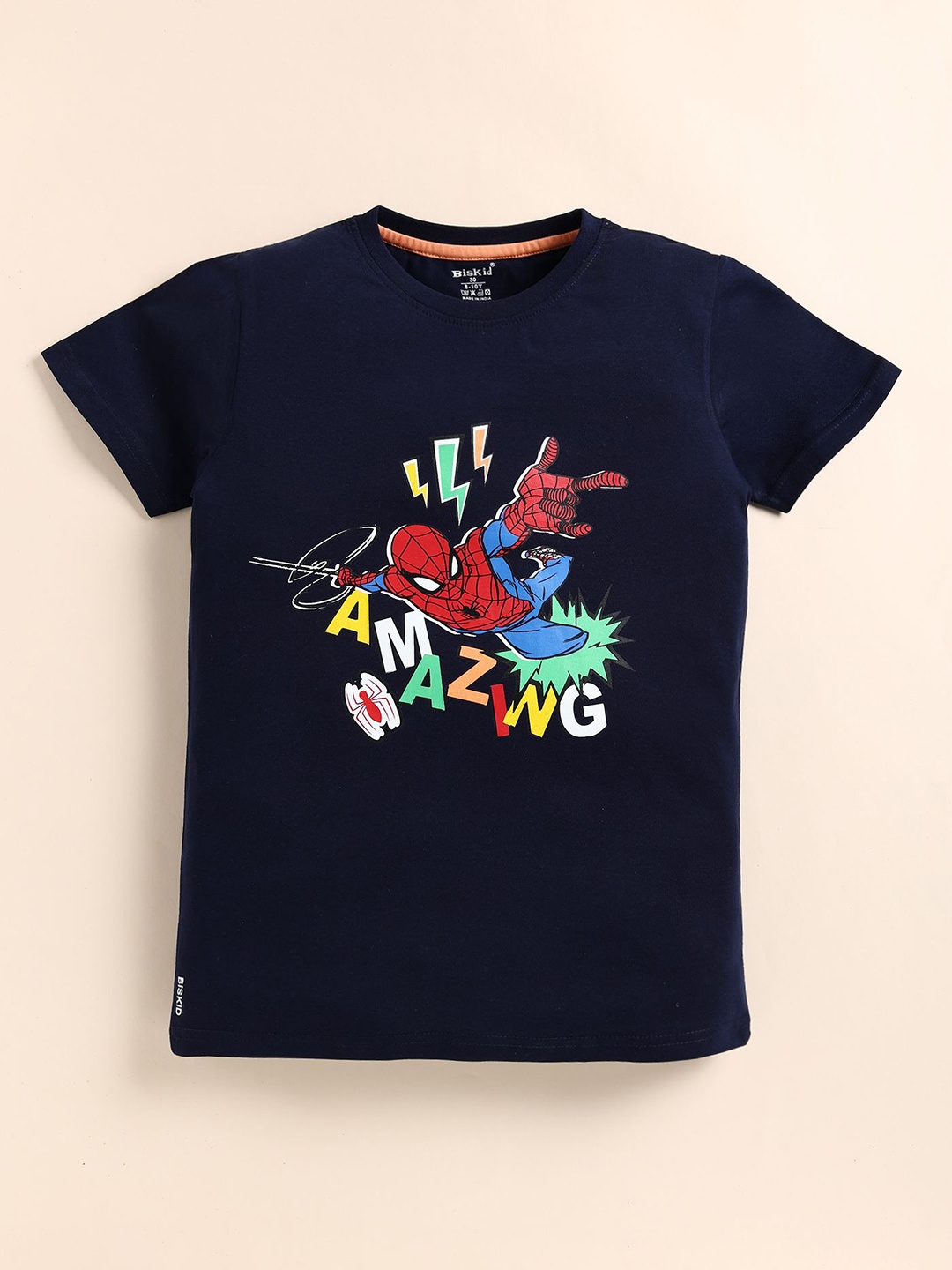 

Annie Boys Printed T-shirt, Navy blue