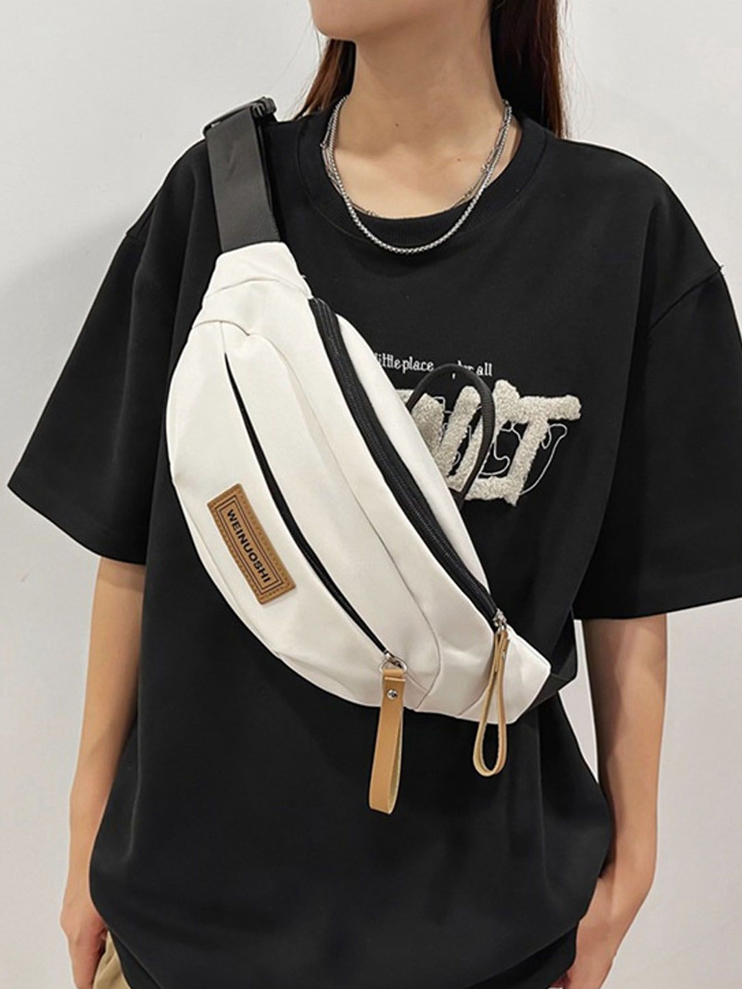 

StyleCast Checked Fanny Pack, Na