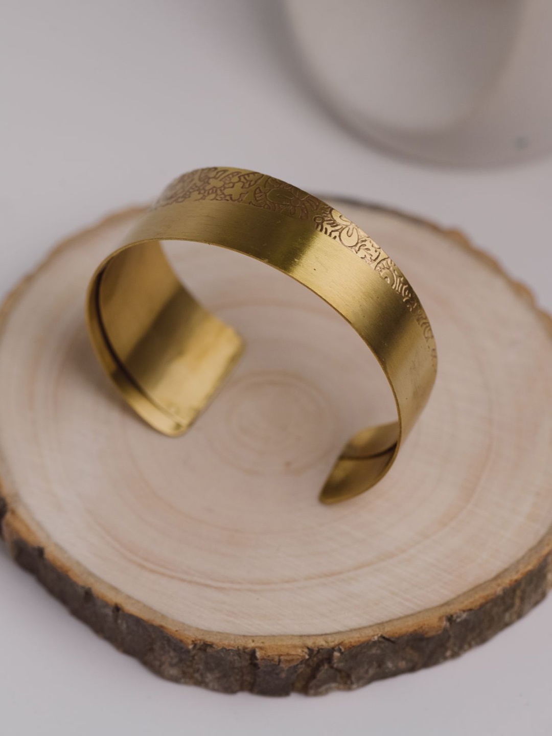 

Lili Origin Brass-Plated Cuff Bracelet, Gold