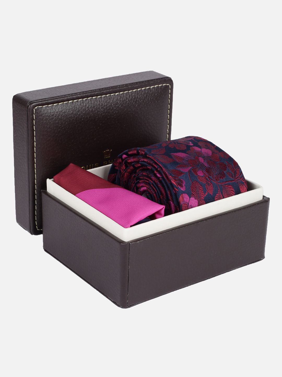 

Louis Philippe Men Accessory Gift Set of, Navy blue