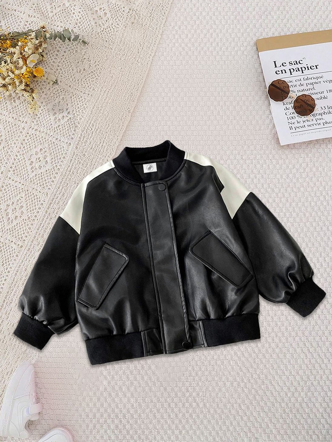 

FOREVER FRIDAY Boys Biker Jacket, Black