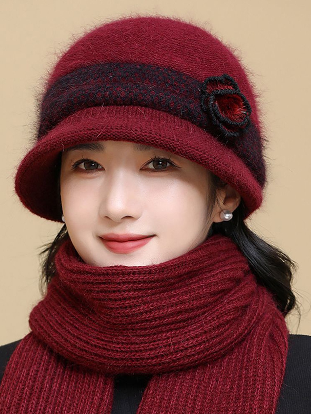 

StyleCast x Revolte Women Winter Acrylic Beanie, Maroon