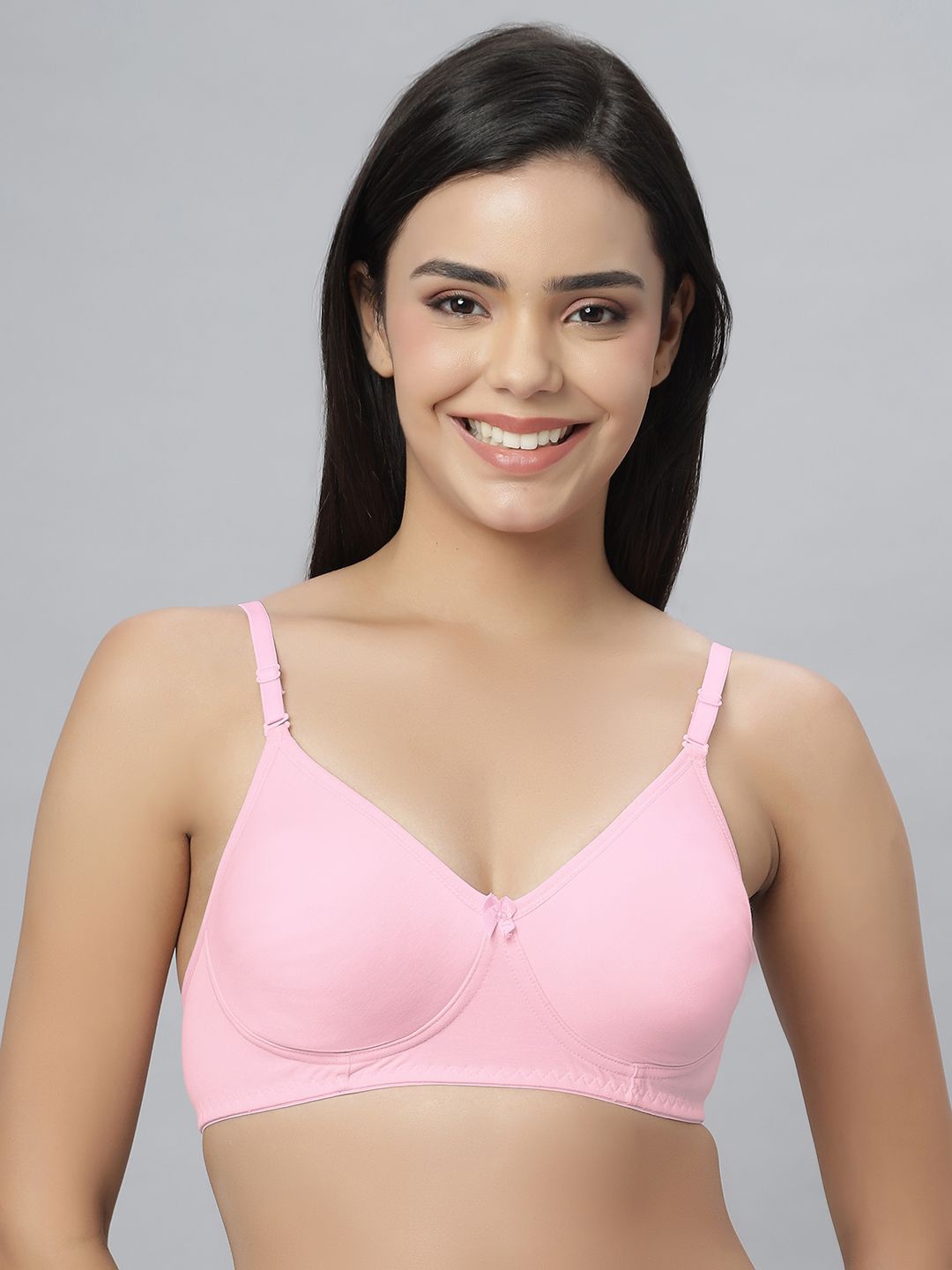 

Anoma Cotton Full Coverage Lightly Padded T-shirt Bra, Pink