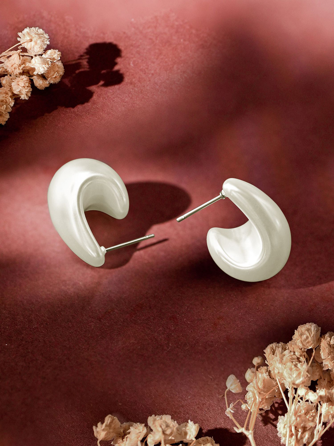 

Accessorize Teardrop Shaped Drop Earrings, White
