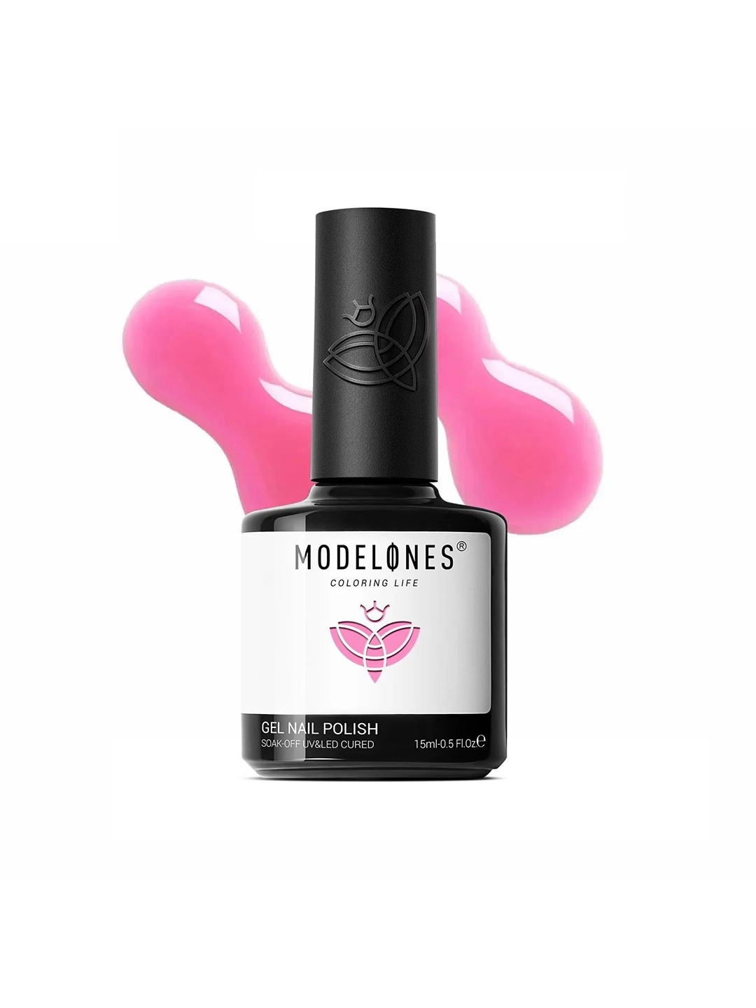 

Modelones Soak Off UV & LED Long Lasting Gel Nail Polish - 15 ml- Leisure Weekend 1610, Pink