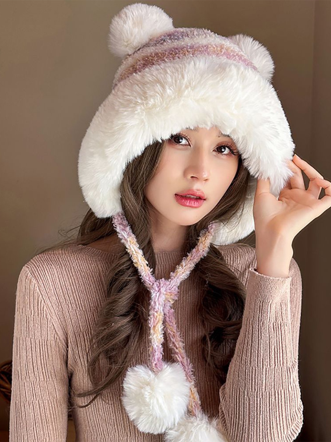 

StyleCast x Revolte Women Winter Acrylic Beanie, Pink