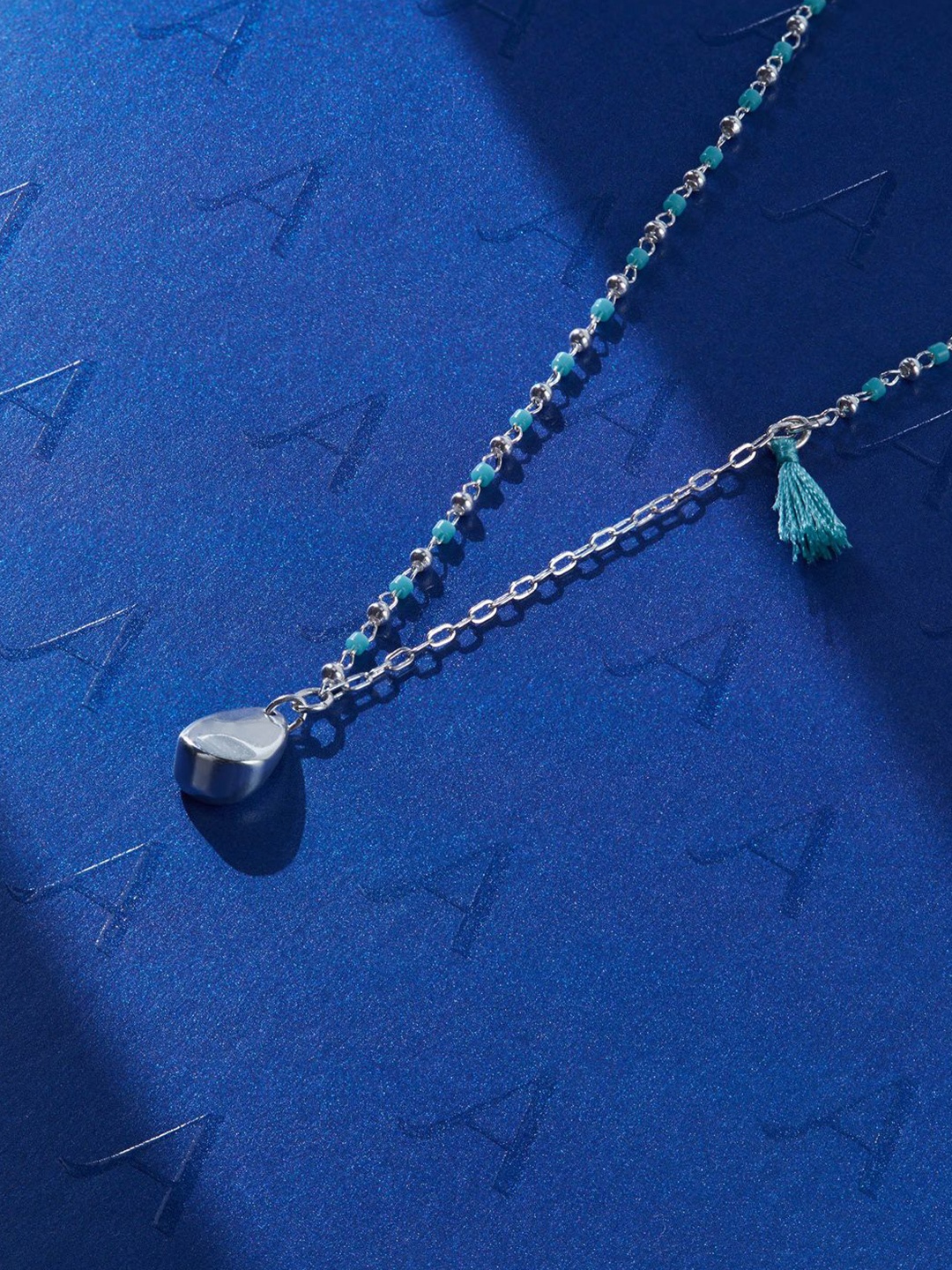 

Accessorize Brass Silver-Plated Handcrafted Necklace