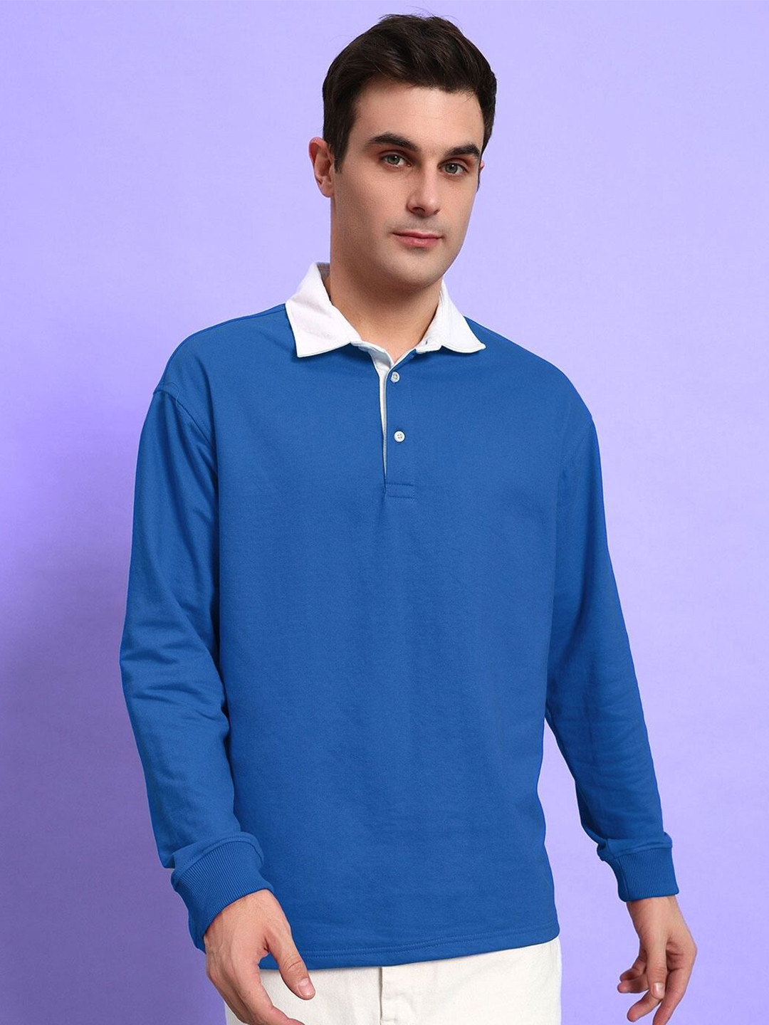 

WEARDUDS Men Long Sleeves Sweatshirt, Blue
