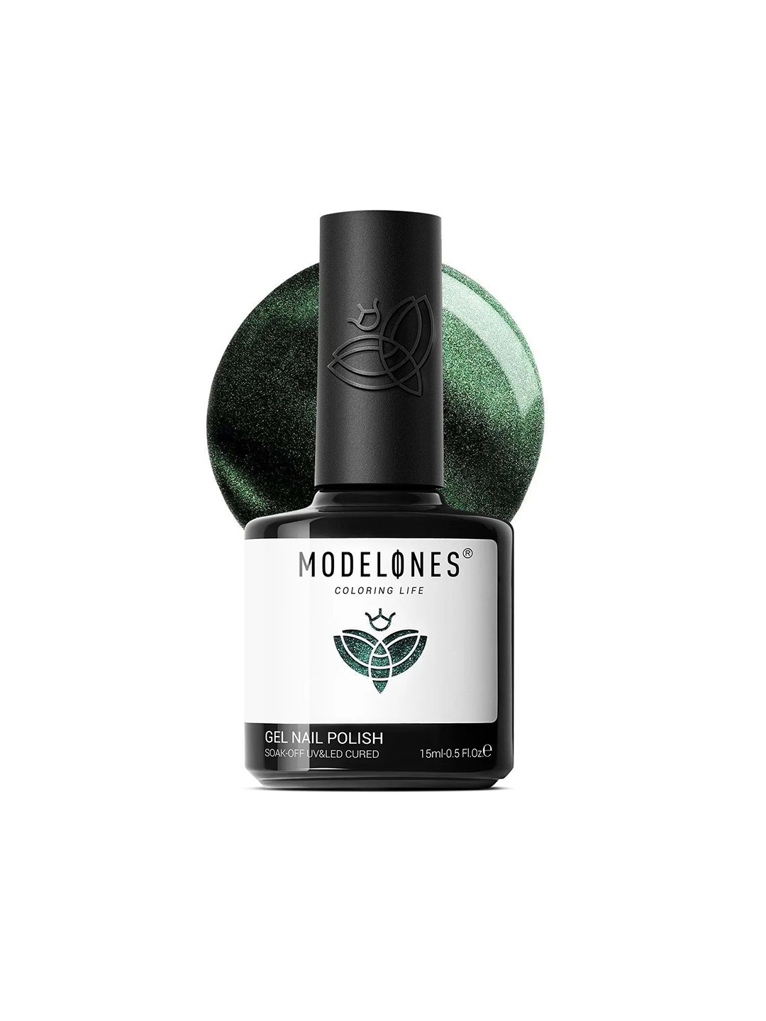 

Modelones Soak Off UV & LED Long Lasting Gel Nail Polish - 15 ml- Space Age - 1281, Green