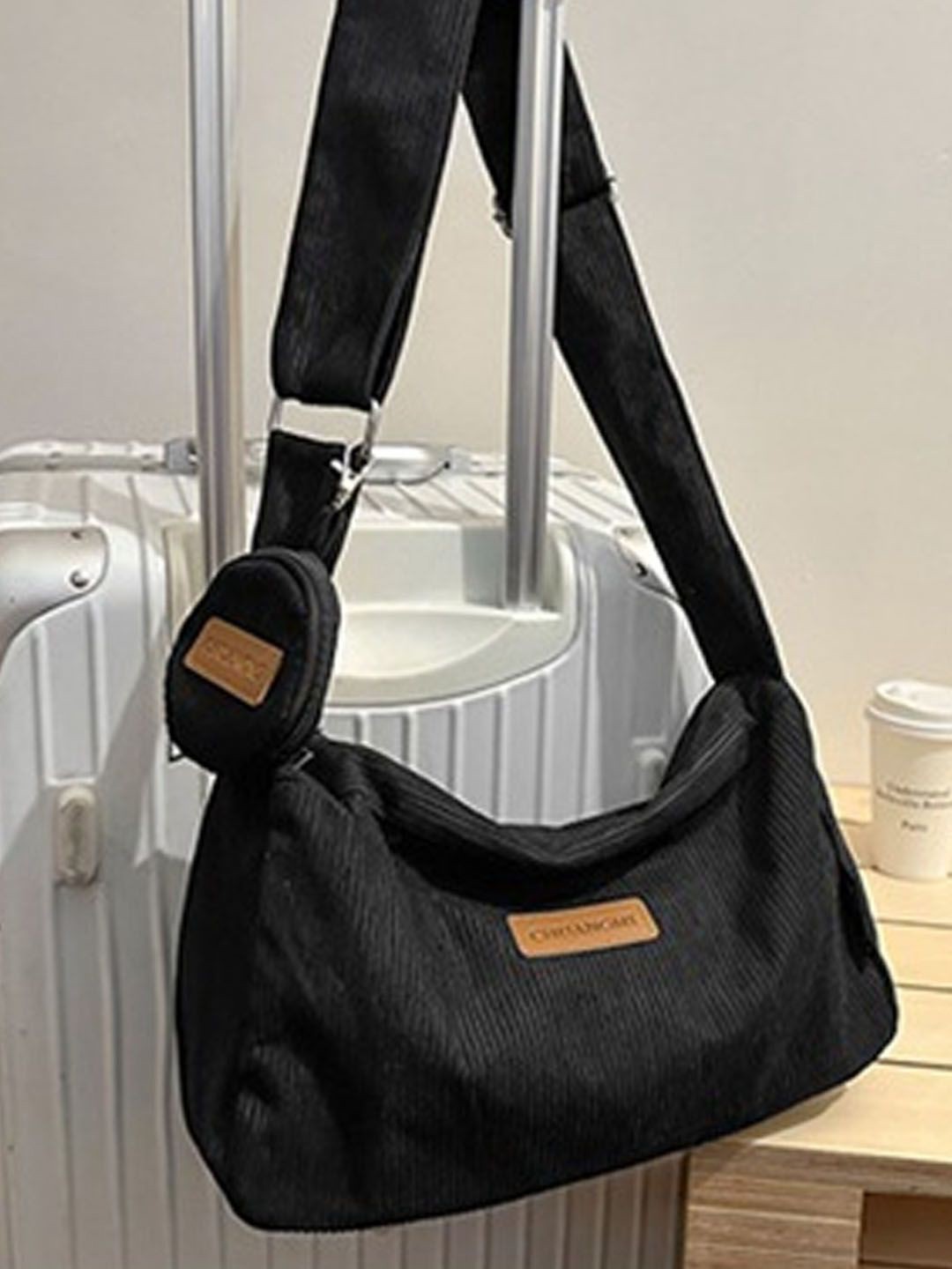 

StyleCast Checked Structured Handheld Bag with, Na