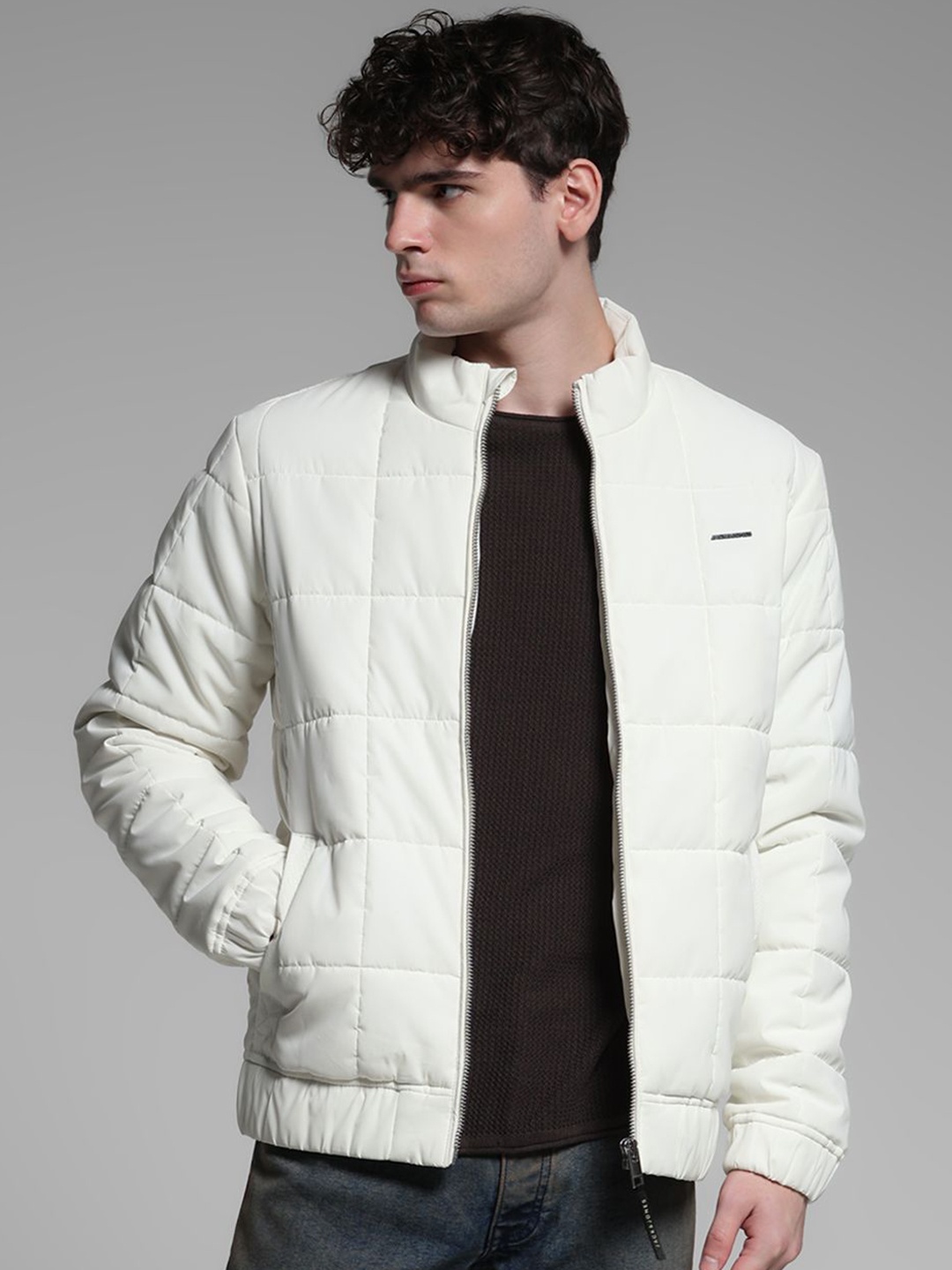 

Jack & Jones Men Quilted Jacket, White