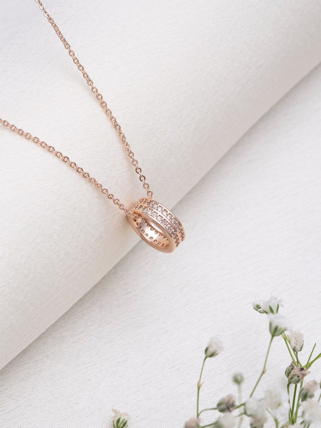 

Avyana Rose Gold-Plated Necklace