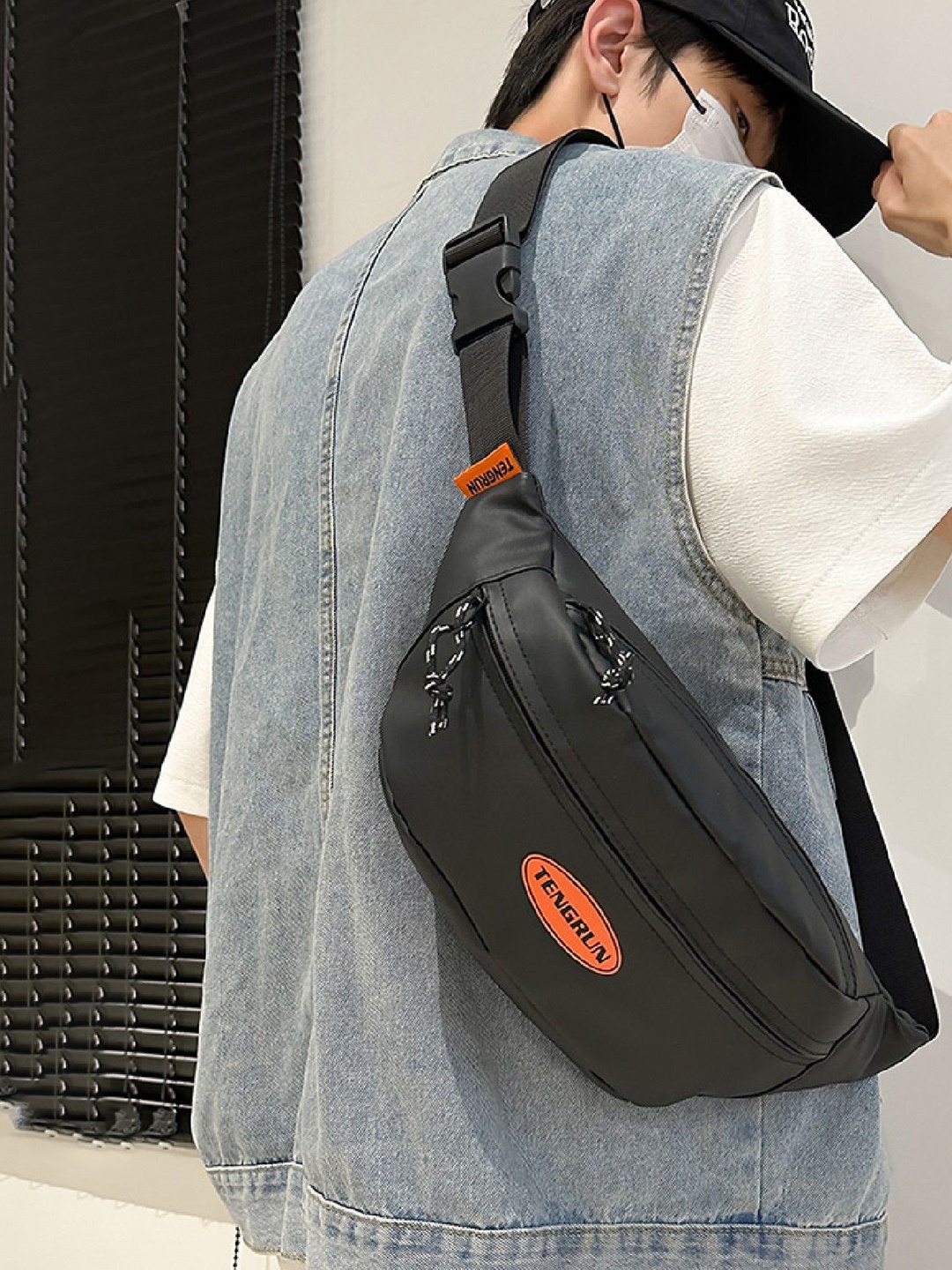

StyleCast Black Crossbody Backpack