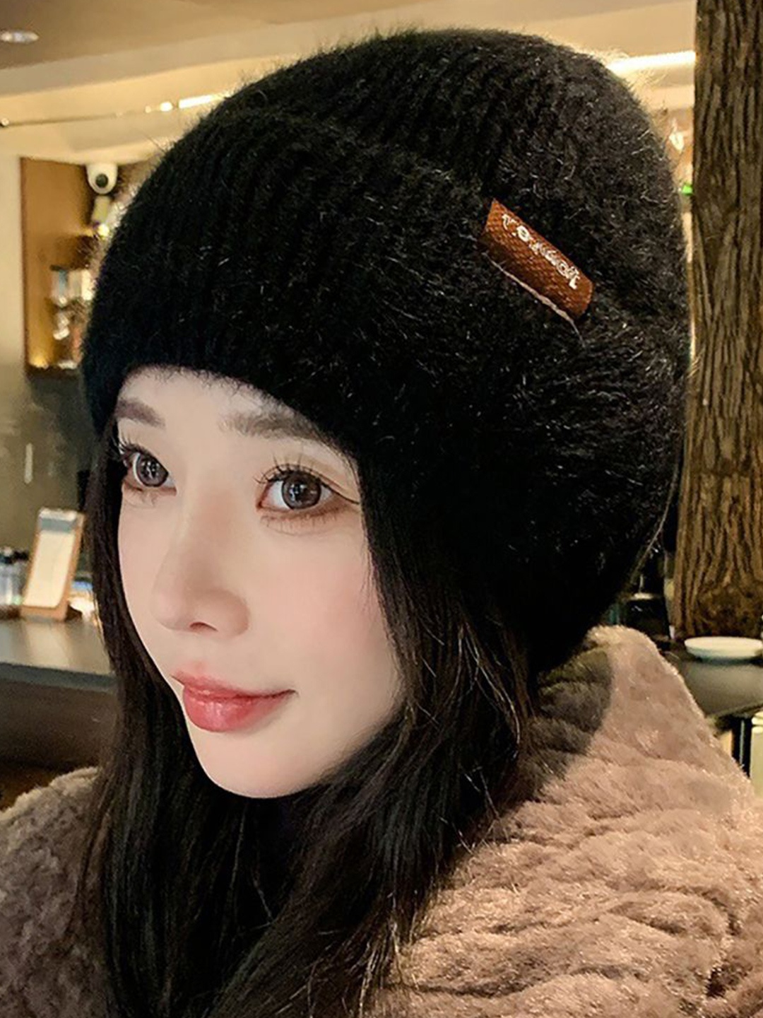 

StyleCast x Revolte Women Acrylic Beanie, Black
