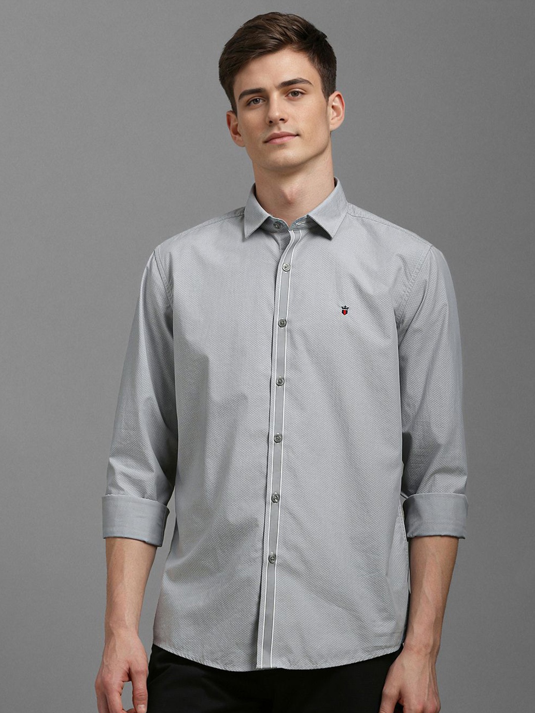 

Louis Philippe Sport Men Slim Fit Opaque Casual Shirt, Grey